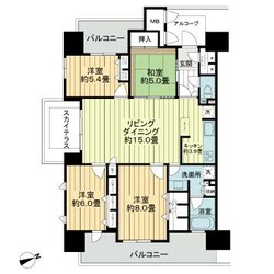 ロイヤルガーデン錦町一丁目の物件間取画像